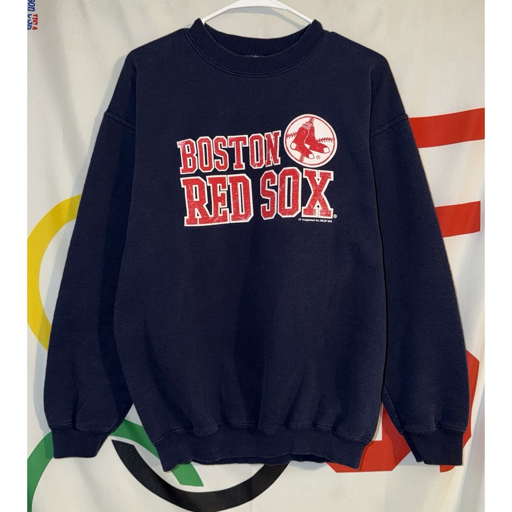 Gildan Boston Red Sox Sweatshirt Medium Crewneck MLB Baseball Y2K